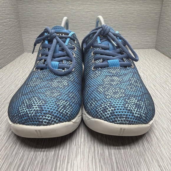 NOBULL Women's Trainer Sneakers Blue Spring Floral SuperFabric Size 8.5 - Picture 2 of 10